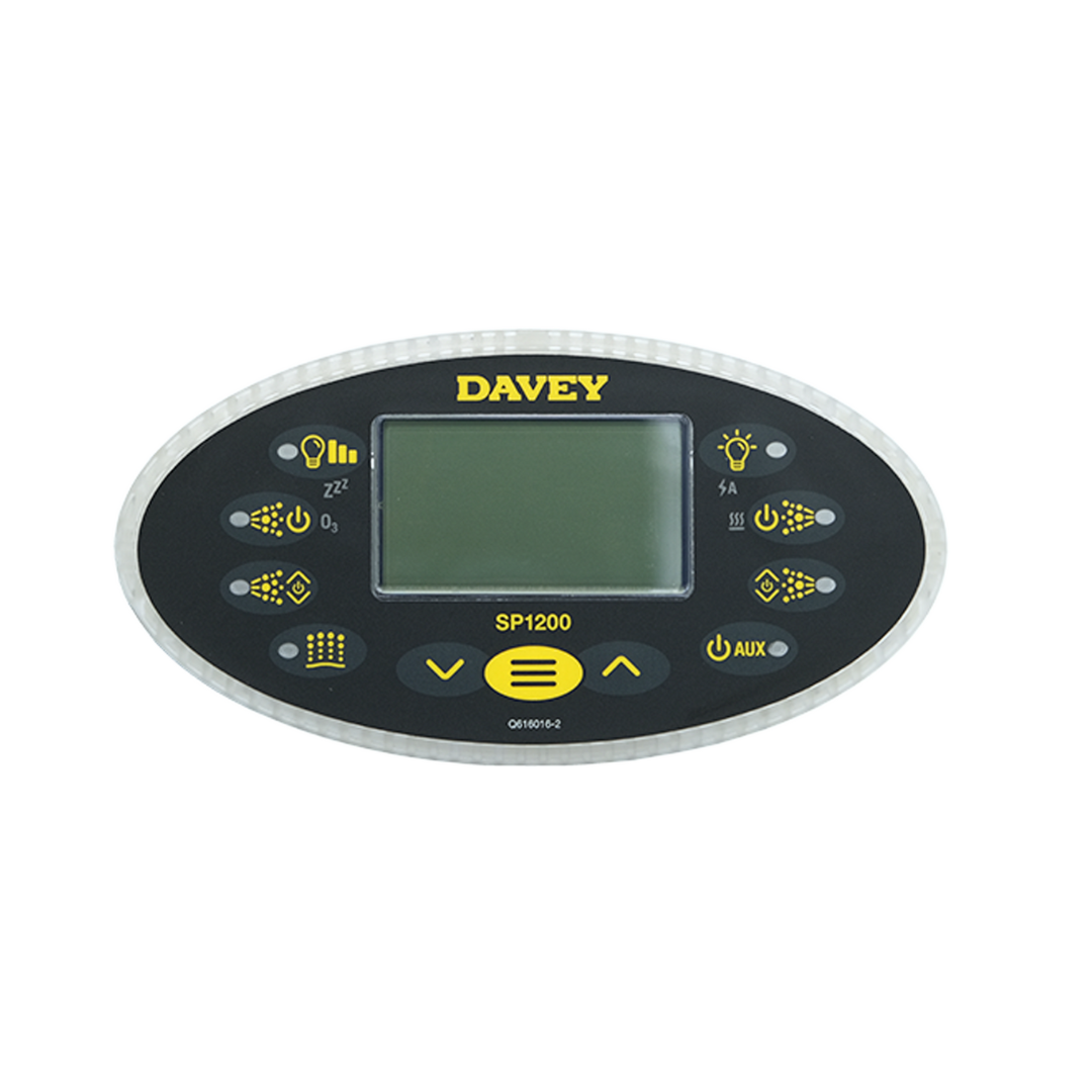 Davey Spa-Quip SP1200 Oval Touchpad and Overlay